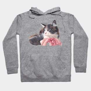 custom cat portrait Hoodie